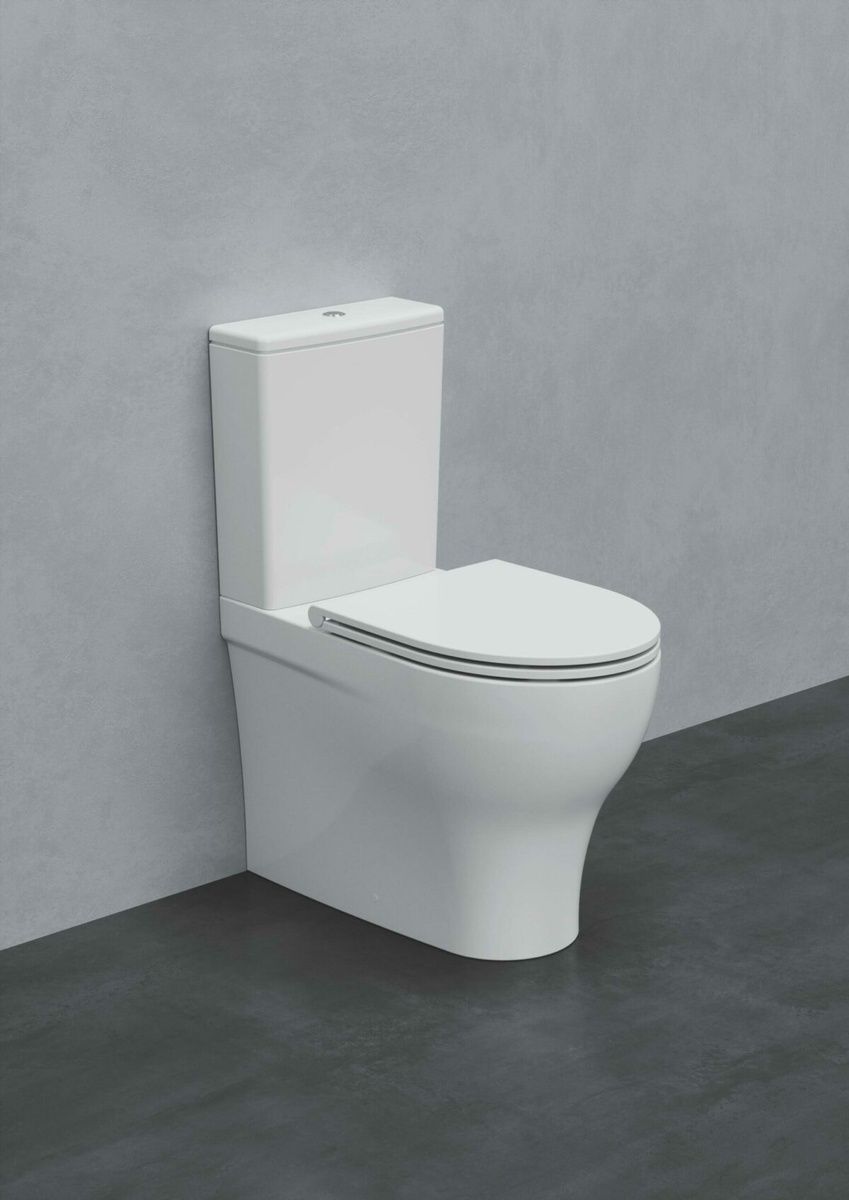 Унітаз підлоговий Easy Clean Azzurra Pratica PAVCTTE00000BI, Shiny white PAVCTTE00000BI фото  | Італійска кераміка і меблі для ванної | Azzurra Ceramica | Ukraine