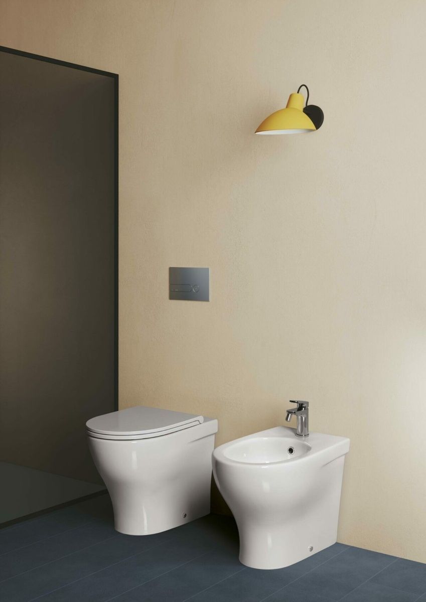 Унітаз підлоговий Easy Clean Azzurra Pratica PAVCTTE00000BI, Shiny white PAVCTTE00000BI фото  | Італійска кераміка і меблі для ванної | Azzurra Ceramica | Ukraine