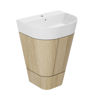 Тумба для ванної 60 см Azzurra Forma MBF65N, Natural MBF65N фото  | Італійска кераміка і меблі для ванної | Azzurra Ceramica | Ukraine