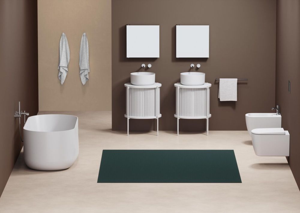 Ванна акрилова 155&times;80 см Azzurra Aurea AUR113 BI, Shiny white AUR113 BI фото  | Італійска кераміка і меблі для ванної | Azzurra Ceramica | Ukraine