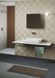 Умивальник накладний 90 см Azzurra Elegance Soft ELLG090400S0BI, Shiny white ELLG090400S0BI фото 3 | Італійска кераміка і меблі для ванної | Azzurra Ceramica | Ukraine