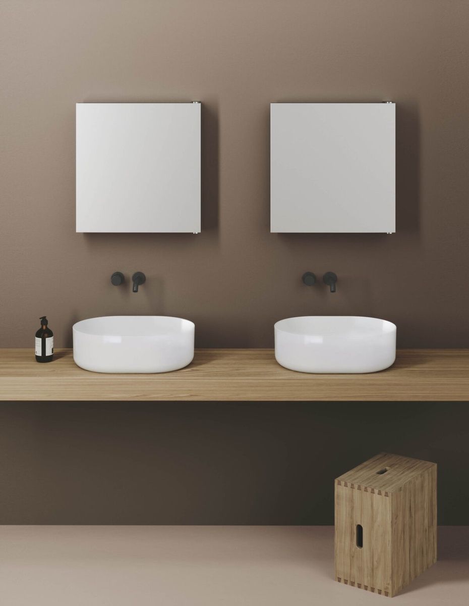 Умивальник накладний 40 см Azzurra Aurea AULA04017000BI, Shiny white AULA04017000BI фото  | Італійска кераміка і меблі для ванної | Azzurra Ceramica | Ukraine