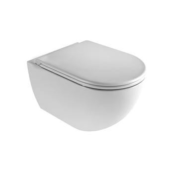 Унітаз підвісний безобідковий 54 см Azzurra Comoda CMVCSPE54000BI, Shiny white CMVCSPE54000BI фото  | Італійска кераміка і меблі для ванної | Azzurra Ceramica | Ukraine