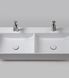 Умивальник підвісний/накладний 100х45 см, 1 отвір під змішувач Azzurra Leuca LELP10045D0MBI, Shiny white LELP10045D0MBI фото 4 | Італійска кераміка і меблі для ванної | Azzurra Ceramica | Ukraine