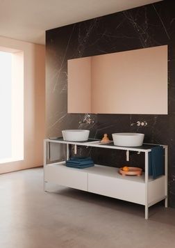 Каркас тумби підлоговий 60 см Azzurra Stand STA60B01, Matt white STA60B01 фото  | Італійска кераміка і меблі для ванної | Azzurra Ceramica | Ukraine