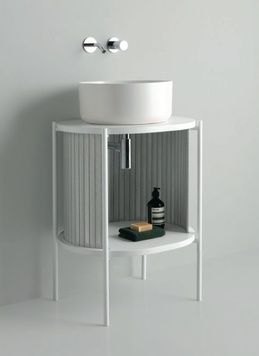 Тумба для ванної 100 см Azzurra Cleer MBCL100/W, White MBCL100/W фото  | Італійска кераміка і меблі для ванної | Azzurra Ceramica | Ukraine