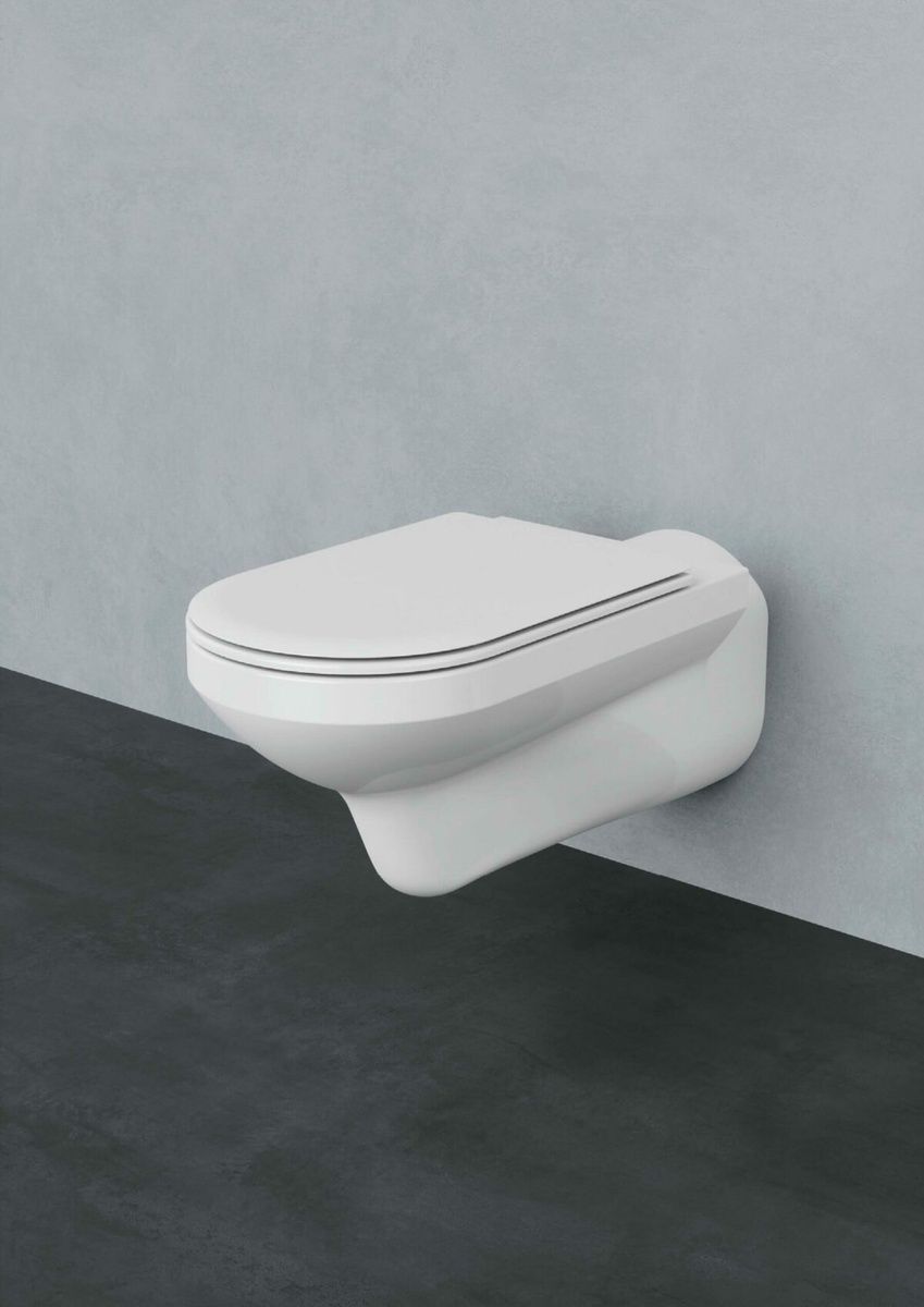Унітаз підвісний з переднім гігієнічним вирізом Azzurra Thin THVCSPA00010BI, Shiny white THVCSPA00010BI фото  | Італійска кераміка і меблі для ванної | Azzurra Ceramica | Ukraine